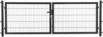  Kétszárnyú kapu Comfort egyrudas panelkitöltés antracit 180 cm x 300 cm (042376)