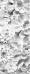Komar vlies fotótapéta Shades Black and White Panel 100 cm x 250 cm