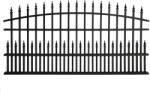  Alumínium dekor-kerítés Avignon 201 cm x 110 cm antracit