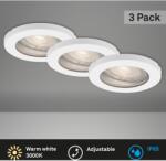 Briloner süllyesztett LED-es lámpa készlet 400 lm 3000 K fehér (7181-036)