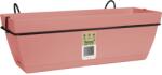 Florus Paris balkonláda tartóval rózsaszín 50 cm