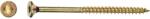 LUX-TOOLS LUX süllyesztettfejű univerzális csavar TX-behajtás 4 mm x 50 mm 500 db (471369)