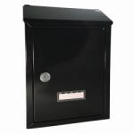  Postaláda álló VÉRTES záras fekete