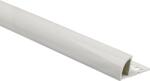 Arcansas Negyedkör-záróidom PVC 10 mm x 2, 5 m fényes fehér (252A/01)