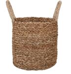  Füles kosár tengerifűből 23 cm x 23 cm natúr (43-10-B)