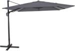  Függő napernyő Aros négyzet alakú 2, 8 m x 2, 8 m antracitszürke