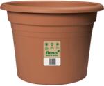 Florus Mediterran Cilindro virágcserép 25 cm terrakotta