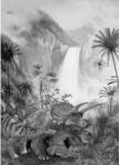 Komar vlies fotótapéta Jurassic Waterfall 200 cm x 280 cm
