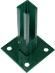  Oszloptalp kerítésoszlophoz 40 x 40 mm zöld (041616)