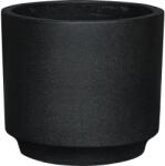  Terrazzo kaspó 39 cm x 43 cm fekete