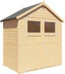 Bertilo Sylt kerti faház 180 cm x 121 cm Natúr FSC