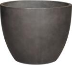  Kaspó könnyű cement matt sötétszürke 25 cm x 25 cm x 19 cm