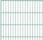  Egyrudas hálós kerítéspanel zöld 100 cm x 200 cm (043314)