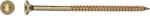 LUX-TOOLS süllyesztettfejű univerzális csavar TX-behajtás 5 mm x 90 mm 200 db (471429)