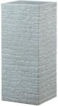 Scheurich Muretto High virágtartó 26 cm x 26 cm x 60 cm Stony Grey