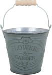  Flowers & Garden kaspó fém Antracit 11, 5 cm átmérő x 10, 5 cm
