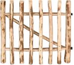 Floraworld kerti léckerítés kapu 90 cm x 100 cm mogyoró