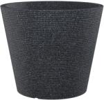Scheurich Cana virágtartó 28, 5 cm fekete gránit (60291)