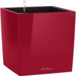 Lechuza Cube Premium kaspó 40 cm x 40 cm skarlátvörös magasfényű