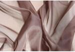  Függöny voile barna 11101/19 180 cm magas méteráru (74115)