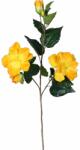 MICA Dekor hibiszkusz ág 76 cm sárga