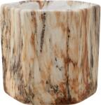  Márvány virágcserép 8, 2 cm x 9 cm x 9 cm többszínű fehér-barna