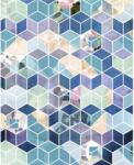 Komar vlies fotótapéta Geometric Blue 200 cm x 250 cm
