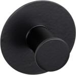 WENKO Celano fali akasztó rozsdamentes 5 cm átmérő x 3, 3 cm fekete