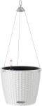 Lechuza Nido Cottage függő virágtartó 27 cm átmérő x 23 cm fehér