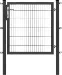 Floraworld egysz. kapu Premium kétr. hálós kerítésp. antracit 120 cm x 120 cm (043481)