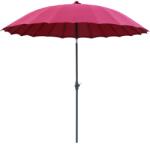  Limon napernyő 270 cm átmérő burgundi vörös hajtókarral (498609)