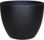  Kaspó könnyű cement matt antracitszürke 25 cm x 25 cm x 19 cm