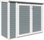 Bertilo Multibox 3 tároló szürke 200 cm x 82 cm FSC