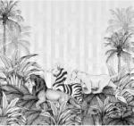 Komar vlies fotótapéta Lion King Monochrome 300 cm x 280 cm