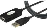 TECHLY IUSB-REP10TY USB кабел 10 м USB 2.0 USB A Черен (IUSB-REP10TY) (IUSB-REP10TY)