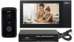 Dahua IP video kaputelefon szett - KTP02 (VTO2111D-P-S2 + VTH2421FB-P + PFS3005-4ET-36) (KTP02) - scom