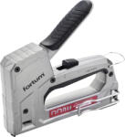FORTUM mașină de capsat, carcasă din aluminiu, profesională, 6 funcții; capse: 6-14x10, 6mm și x11, 3mm, capse U 10-14x7, 6mm, cuie: max. 15x2x1, 2mm FORTUM