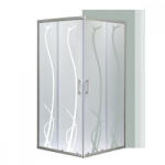 Leziter Cabină de duș pătrată Spirit BAMBOO 90x90, fără cădiță de duș (SB90A)