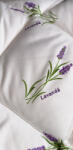 CONELTEX Pilota lavanda iarna matlasata LavenderDream Coneltex, dimensiuni 180x210 cm, dreptunghiulara, culoare alba, umplutura fibra siliconizata, antialergica, densitate 350 g/mp