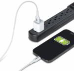 StarTech - 1 m-es USB-A - USB-C töltőkábel, USB-A - Type-C gyorstöltő kábel, 3A, USB 2.0 adatátvitel, fehér - (USB2AC1MNCWHE) (USB2AC1MNCWHE)