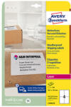 Avery-Zweckform Etichete Avery Zweckform 99, 1 mm x 139 mm, A4, albe, 1 etichetă, rezistente la apă, pachet de 25, L7994-25, pentru imprimante laser