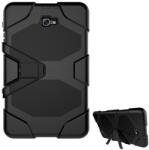 Gigapack Samsung Galaxy Tab A 10.1" (közepesen ütésálló szilikon belső, kitámasztó, méhsejt minta, fekete) (GP-15160)