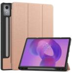 Gigapack Lenovo Idea Tab Pro (TB373FU) WIFI tok álló, bőr hatású (flip, trifold, asztali tartó, ceruza tartó) rozéarany (GP-168541)