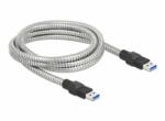Delock Cablu de date Delock USB-A - USB-A 2m Silver (86776)