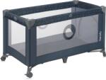 Lionelo Patut Pliabil Lionelo Stefi cu un Nivel Intrare Laterala cu Fermoar 2 Roti 120x60CM Albastru (LO-STEFI_BLUE_GREY)