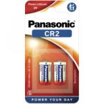 Panasonic CR2 3V lítium fotóelem 2db/csomag (CR-2L/2BP SMART) (CR-2L/2BP SMART) - aqua