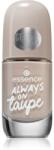 essence Gel Nail Colour körömlakk árnyalat 37 ALWAYS ON taupe 8 ml