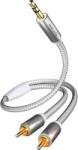in-akustik Inakustik 00410005 audio kábel 5 M 3.5mm 2 x RCA Fehér (00410005)