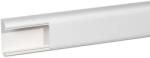Legrand univerzális DLP kábelcsatorna, 80 x 35 mm, 65 mm-es hajlékony fedéllel, válaszfal nélkül, 2 m, fehér - 10461 (010461)