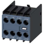 Siemens 3RH2911-1HA22 segédérintkező, homlokra, 2NO+2NC, S00-S3-hoz, csavaros (3RH29111HA22)